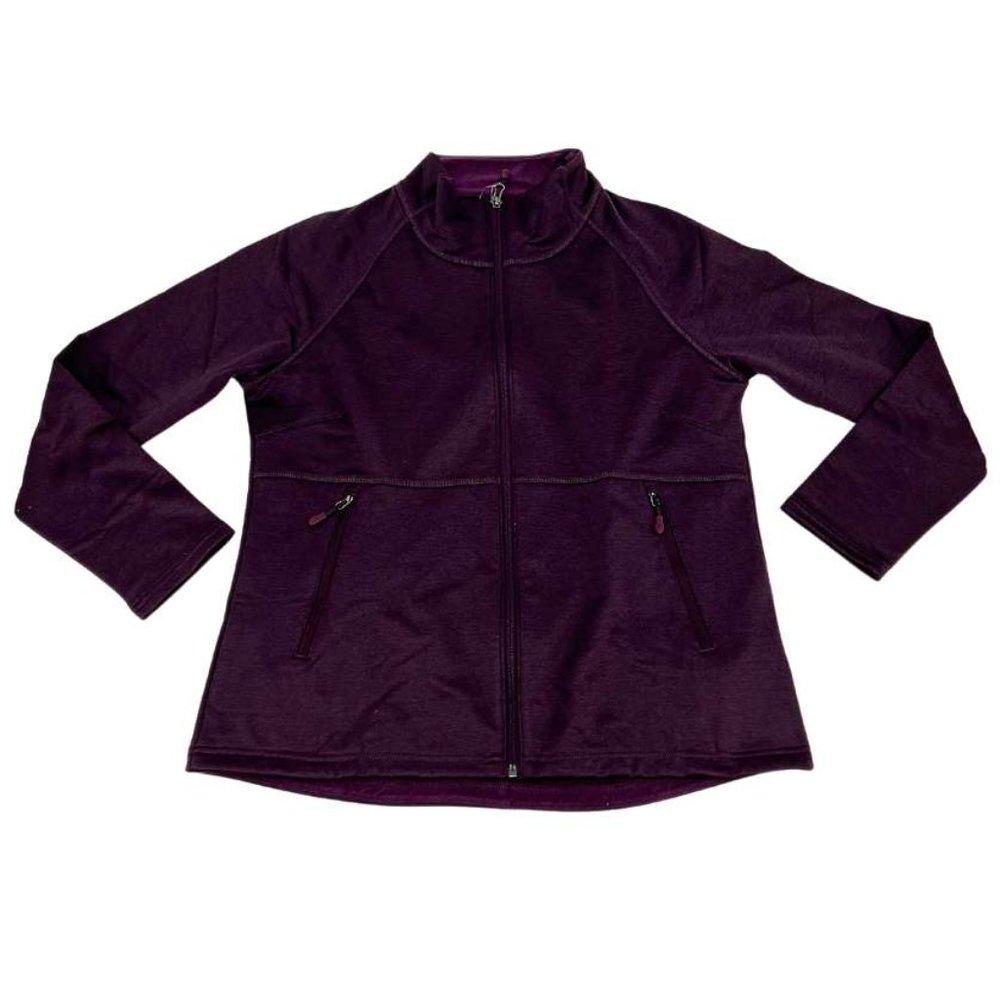 Kirkland | Women's Fleece Jacket | Full Zip | Athleisure | Size Large | Purple